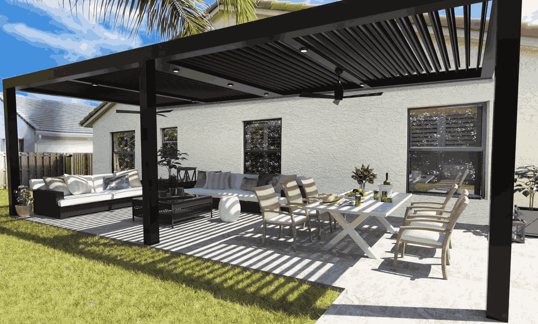 Pergolato in alluminio